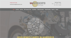 Desktop Screenshot of mcgregorparts4carsuk.co.uk