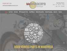 Tablet Screenshot of mcgregorparts4carsuk.co.uk